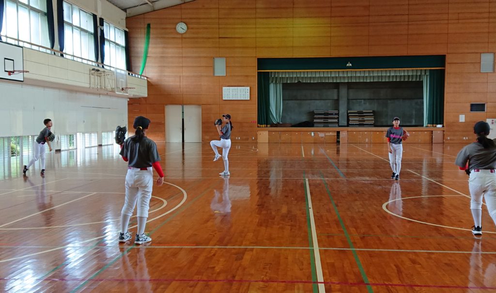 ８月８日　室内練習