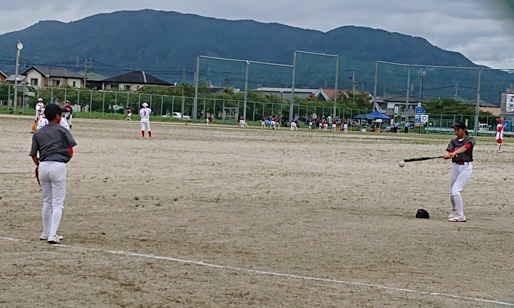 ８月１０日　佐賀県中学生女子ソフトボール大会　試合前