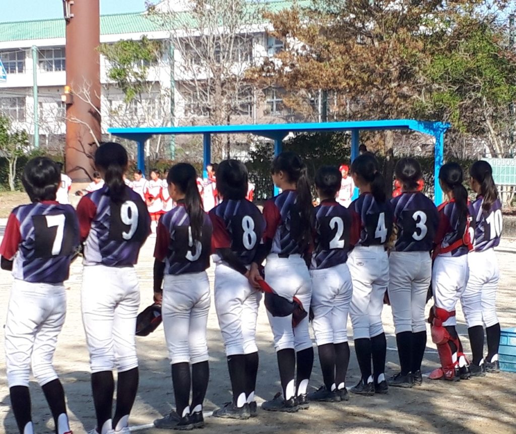 １１月８日　＊準決勝＊　佐賀県中学生新人兼九州中学生選抜ソフトボール大会予選会　３日目　